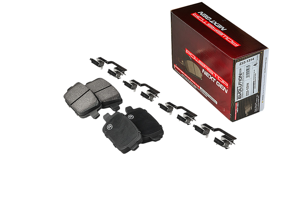 Задние керамические колодки Evolution Sport Z23 для Ford Focus, Galaxy, Kuga, Mondeo, S-MAX, Land Rover Freelander, Volvo S80, V70, XC70
