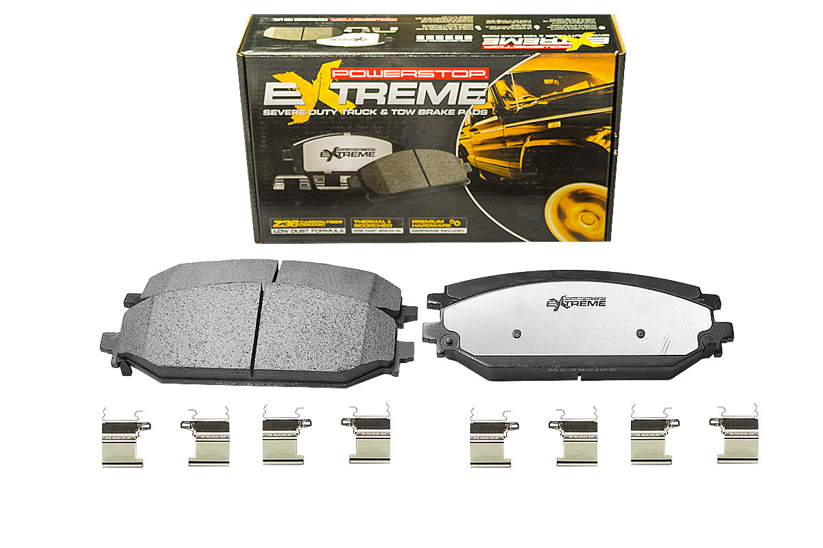 Передние керамические колодки Extreme Truck & Tow Z36 для Dodge RAM 1500