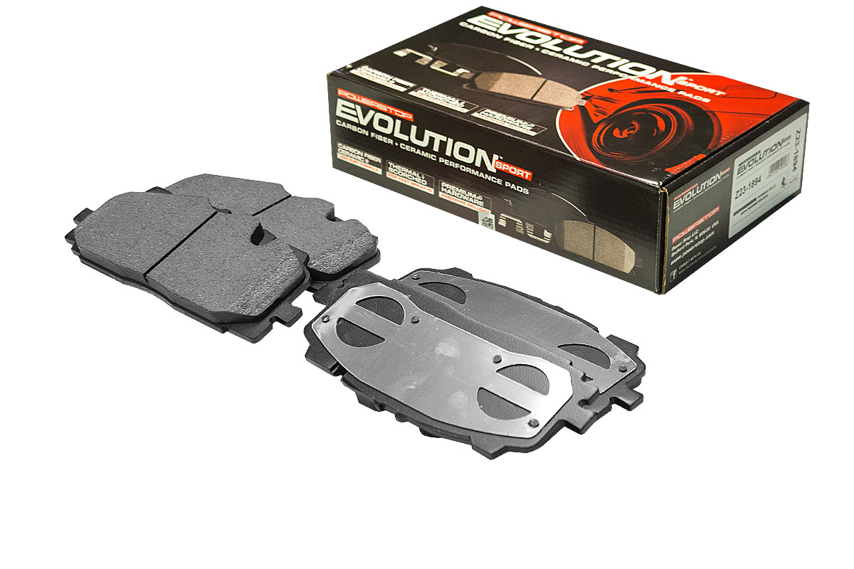 Передние керамические колодки Evolution Sport Z23 для Audi A3 (8Y), A4 (B9), A5 (F5), A6 (C8), A7 (4K), A8 (D5), Q3 (F3), Q5 (FY), Q7 (4M), Q8, Volkswagen Touareg III