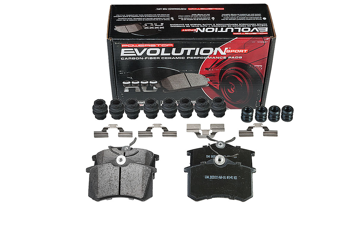 Задние керамические колодки Evolution Sport Z23 для Audi A3, A4, SEAT Leon, Skoda Octavia, Rapid, Roomster, Yeti, Volkswagen Golf, Jetta, Scirocco