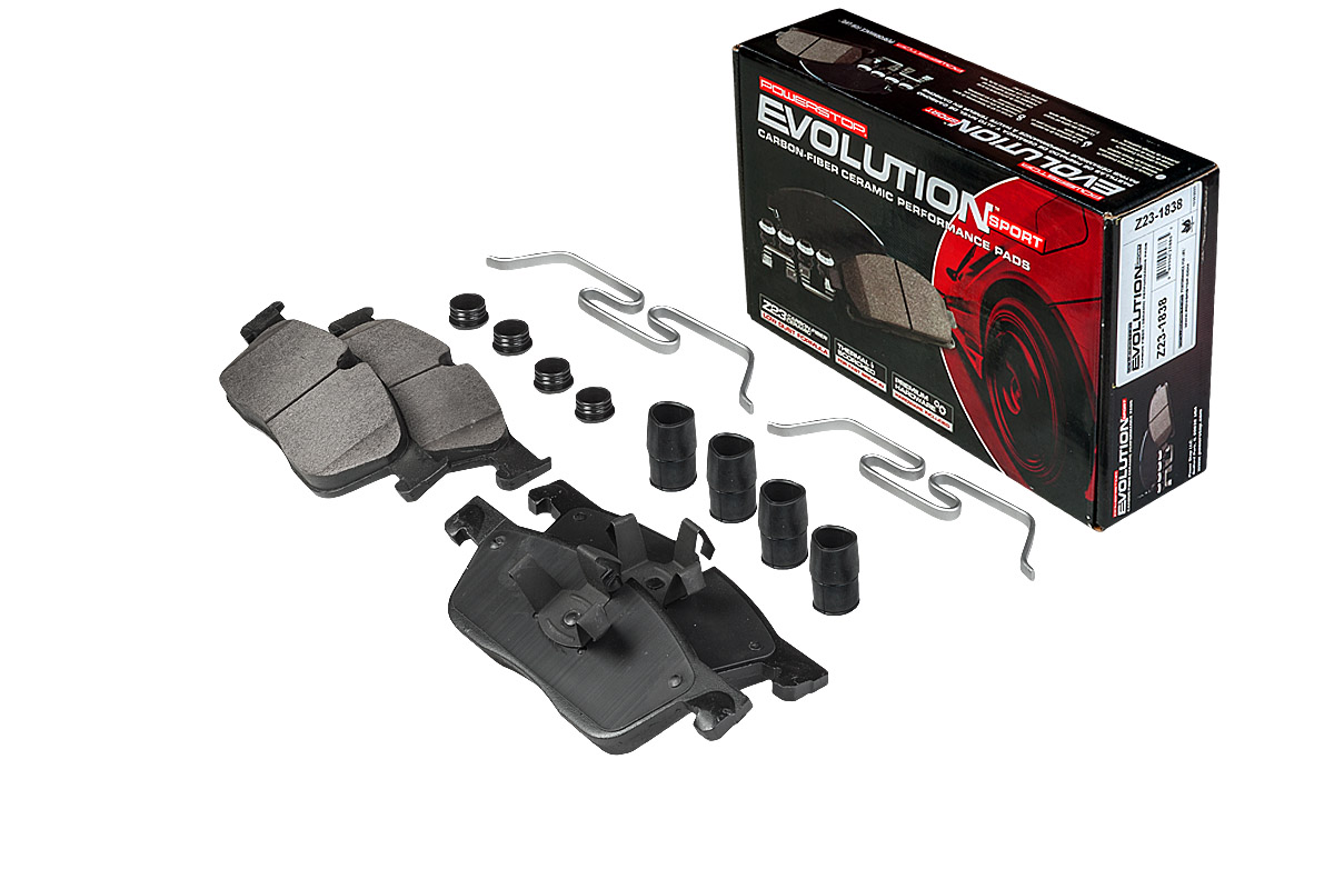 Передние керамические колодки Evolution Sport Z23 для Jaguar E-Pace, Land Rover Discovery Sport, Range Rover Evoque
