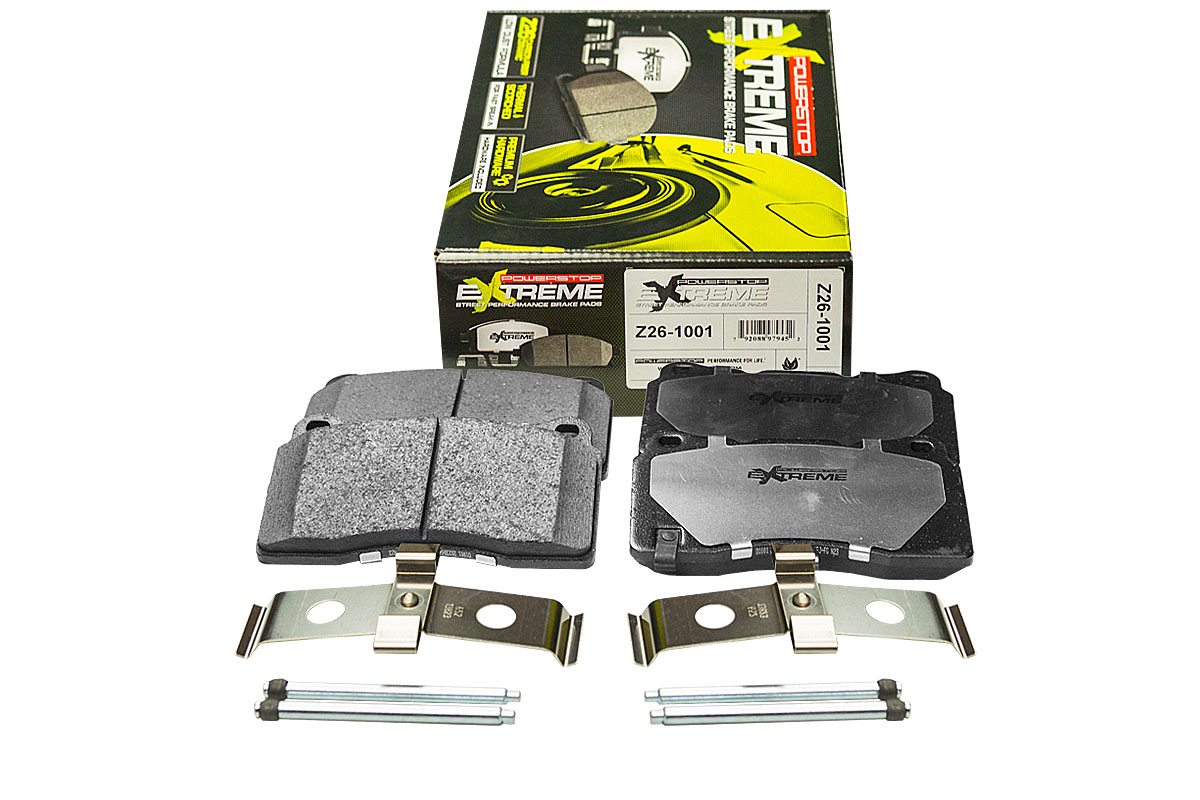 Передние керамические колодки Extreme Street Performance Z26 для Cadillac CT6 2015-2019, CTS 2013+, XTS 2012+, Chevrolet Camaro 2015+, Opel Insignia 2008+