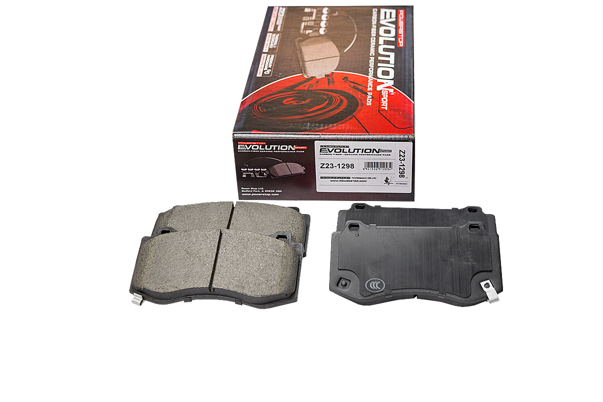 Передние керамические колодки Evolution Sport Z23 для Chrysler 300C, Dodge Challenger III, Charger, Jeep Grand Cherokee III