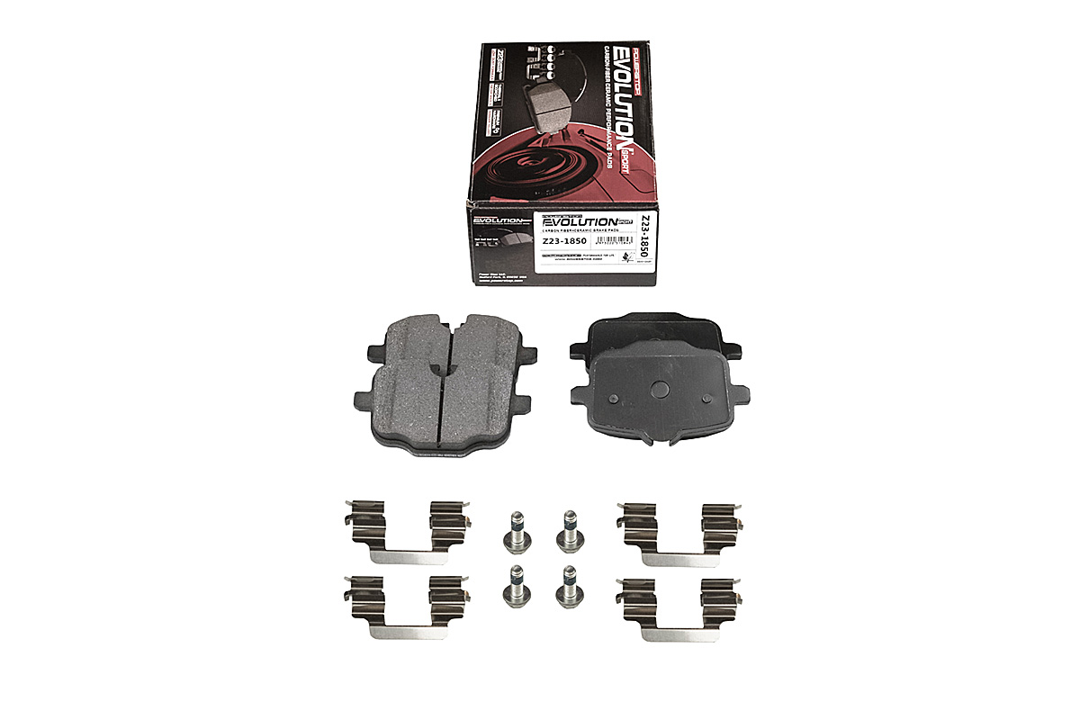 Задние керамические колодки Evolution Sport Z23 для BMW 5 (G30/G31), 7 (G11/G12), X3 (G01), X4 (G02)