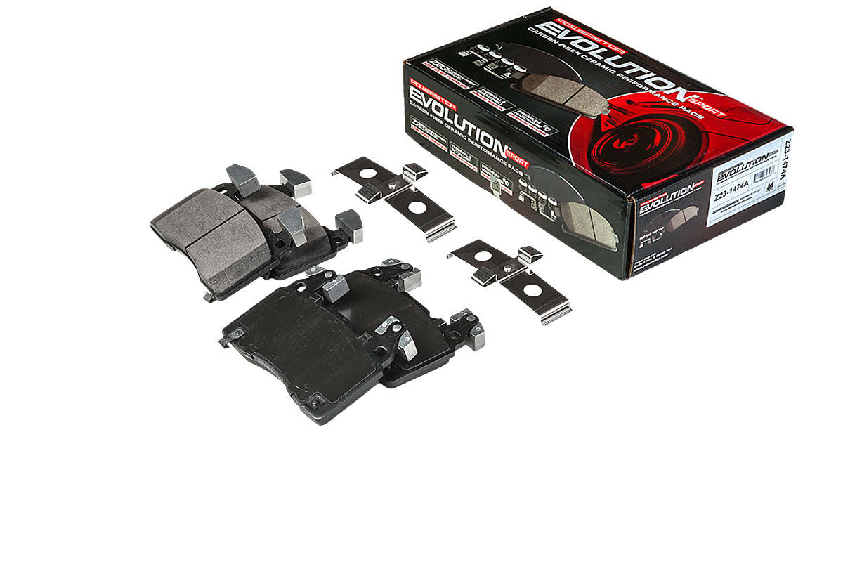 Передние керамические колодки Evolution Sport Z23 для Cadillac CT6, CTS, Chevrolet Camaro, Opel Insignia, Tesla Model S