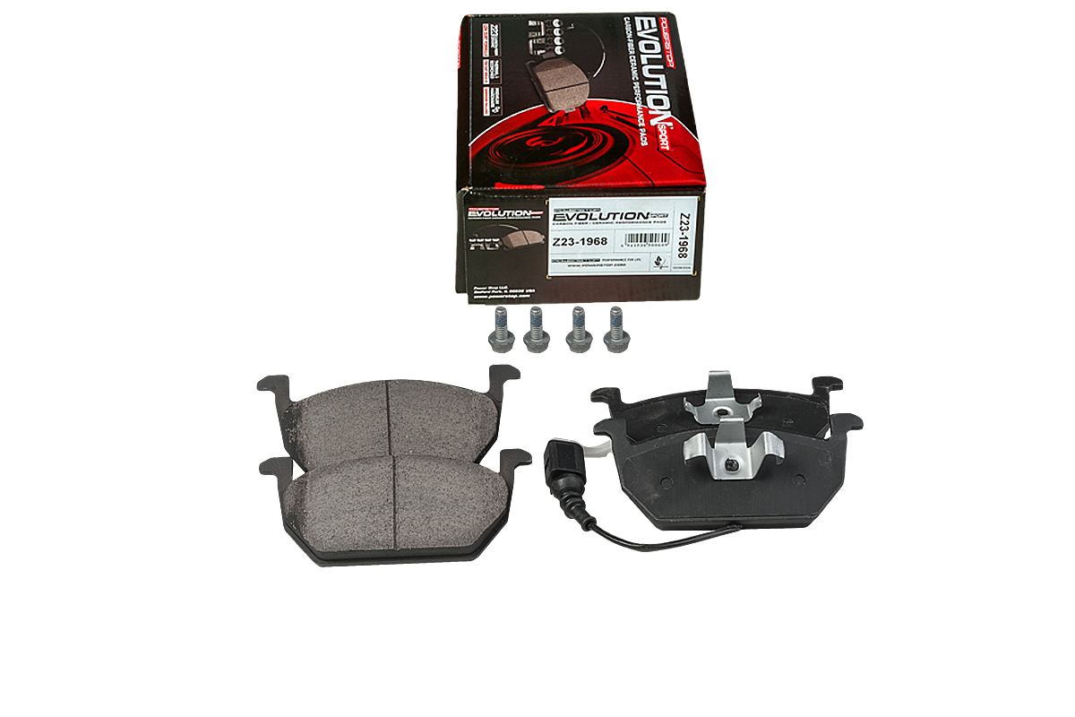 Передние керамические колодки Evolution Sport Z23 для Audi A3, SEAT Leon, Skoda Octavia, Volkswagen Golf