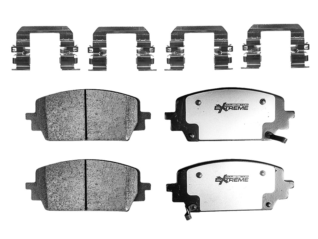 Передние керамические колодки Extreme Truck & Tow Z36 для Genesis G80, GV70, Hyundai Santa Fe, Kia Sorento