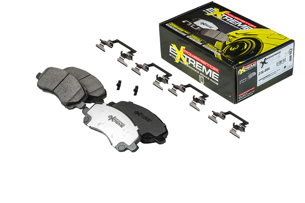 Передние керамические колодки Extreme Street Performance Z26 для Citroen C3 Aircross, C4 Aircross, Dodge Caliber, Jeep Compass, Patriot, Mitsubishi ASX, Eclipse, Lancer, Outlander, Peugeot 4008