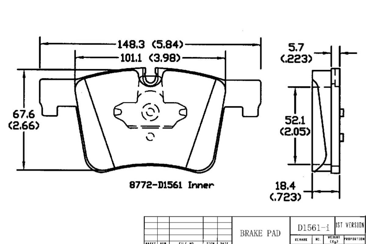 Передние керамические колодки Evolution PLUS Z17 для BMW 3 (F30), X3 (F25), X4 (F26)