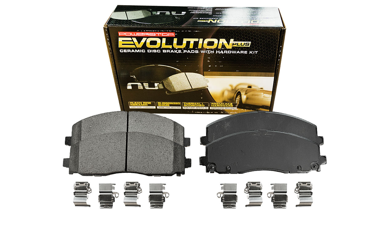 Передние керамические колодки Evolution PLUS Z17 для Chrysler Pacifica, Voyager, Dodge Journey, Jeep Wrangler IV