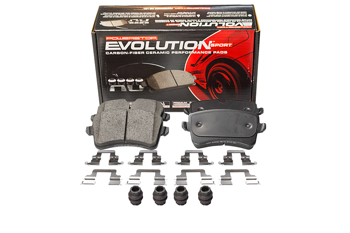 Задние керамические колодки Evolution Sport Z23 для Audi A4, A5, A6, A7, Porsche Macan