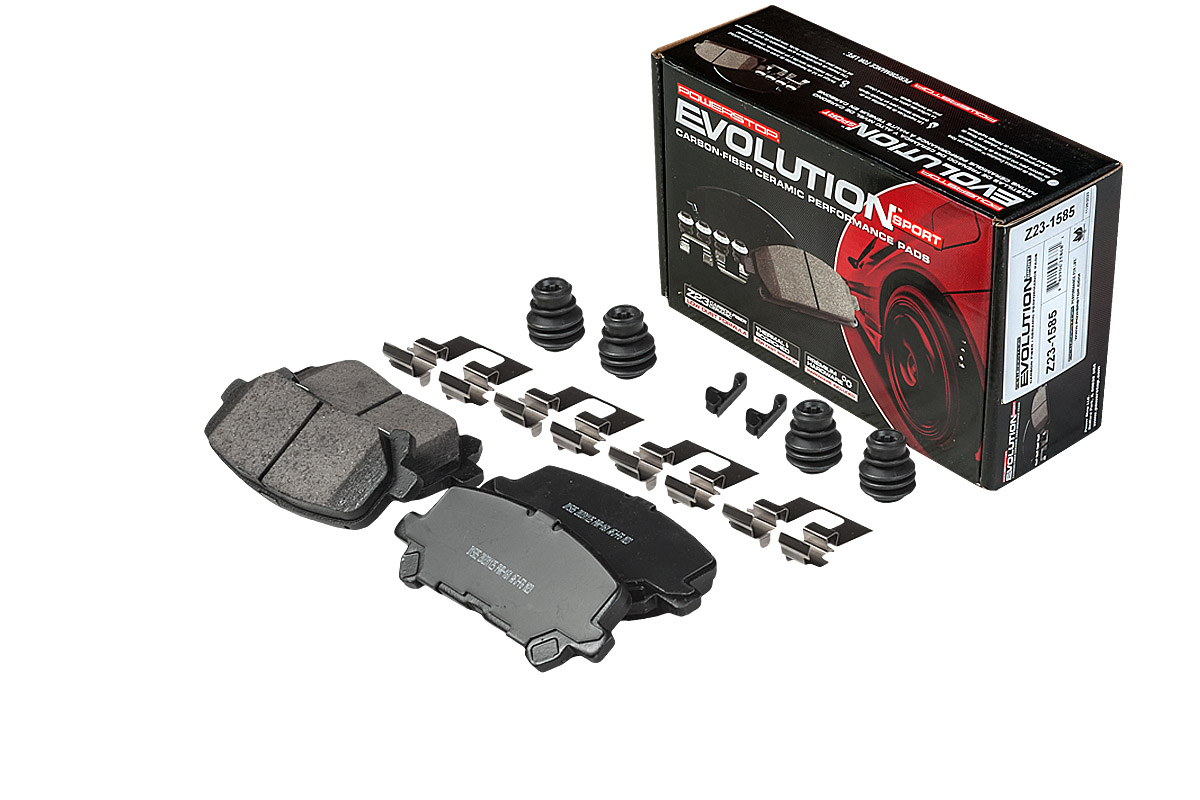 Задние керамические колодки Evolution Sport Z23 для Acura MDX, ZDX, Chevrolet Trailblazer, Honda Odyssey, Pilot