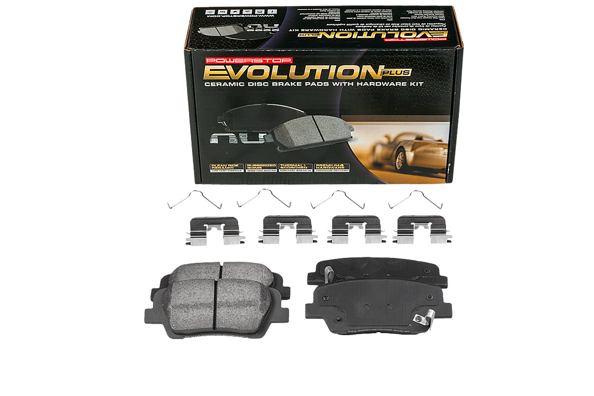 Задние керамические колодки Evolution PLUS Z17 для Genesis G70, G80, Hyundai Equus, Santa Fe, Kia K9, Sorento, Stinger