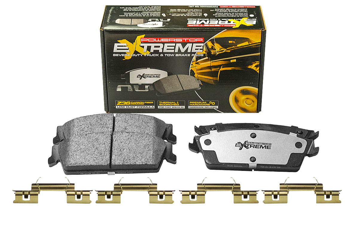 Задние керамические колодки Extreme Truck & Tow Z36 для Cadillac Escalade III, Chevrolet Tahoe III