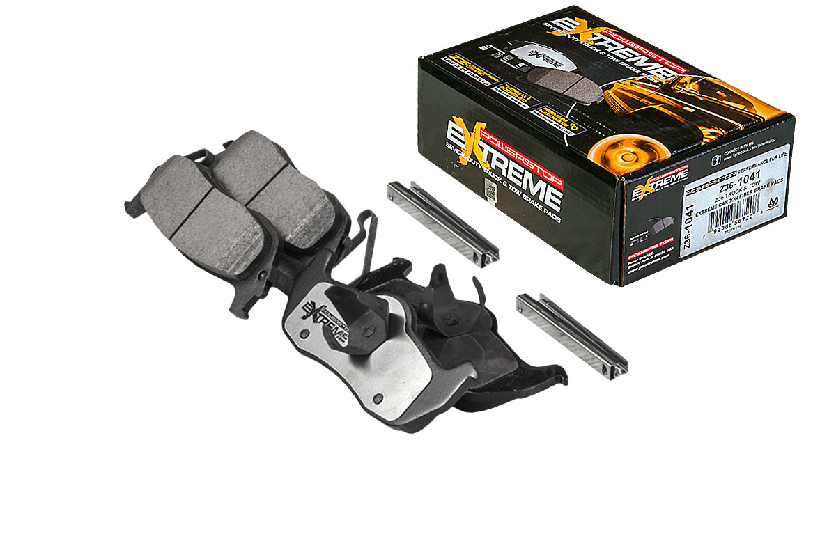 Задние керамические колодки Extreme Truck & Tow Z36 для Infiniti QX56, Jeep Grand Cherokee, Nissan Armada, Titan