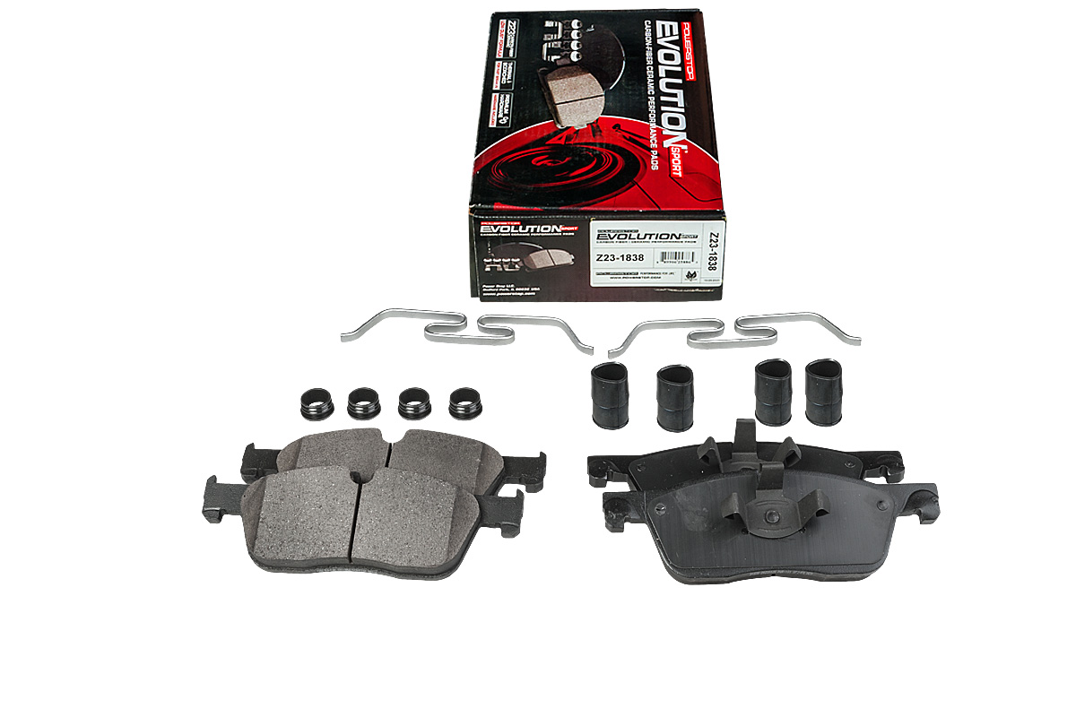 Передние керамические колодки Evolution Sport Z23 для Jaguar E-Pace, Land Rover Discovery Sport, Range Rover Evoque