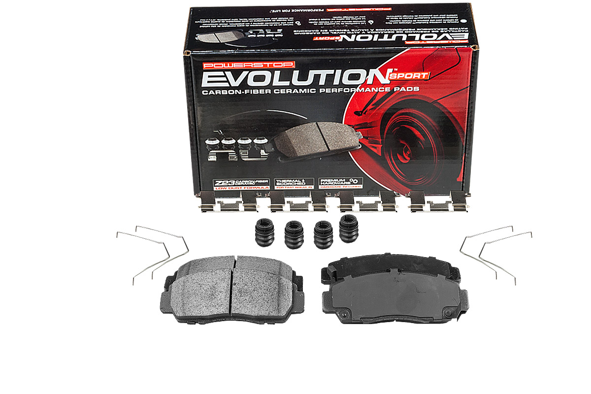 Передние керамические колодки Evolution Sport Z23 для Honda Accord, Civic, Odyssey