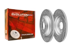 Задний тормозной диск Evolution с перфорацией и насечками, в покрытии GEOMET для Jeep Cherokee 2013+