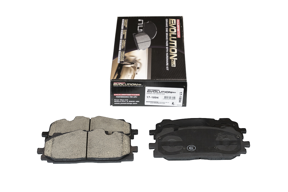 Передние керамические колодки Evolution PLUS Z17 для Audi A4 (B9), A5 (F5), A6 (C8), A7 (4K), A8 (D5), Q3 (F3), Q5 (FY), Q7 (4M), Q8, Volkswagen Touareg III