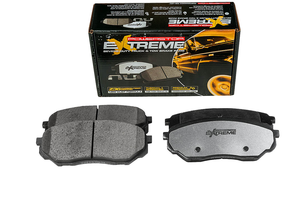 Передние керамические колодки Extreme Truck & Tow Z36 для Hyundai Santa Fe, Kia Sorento