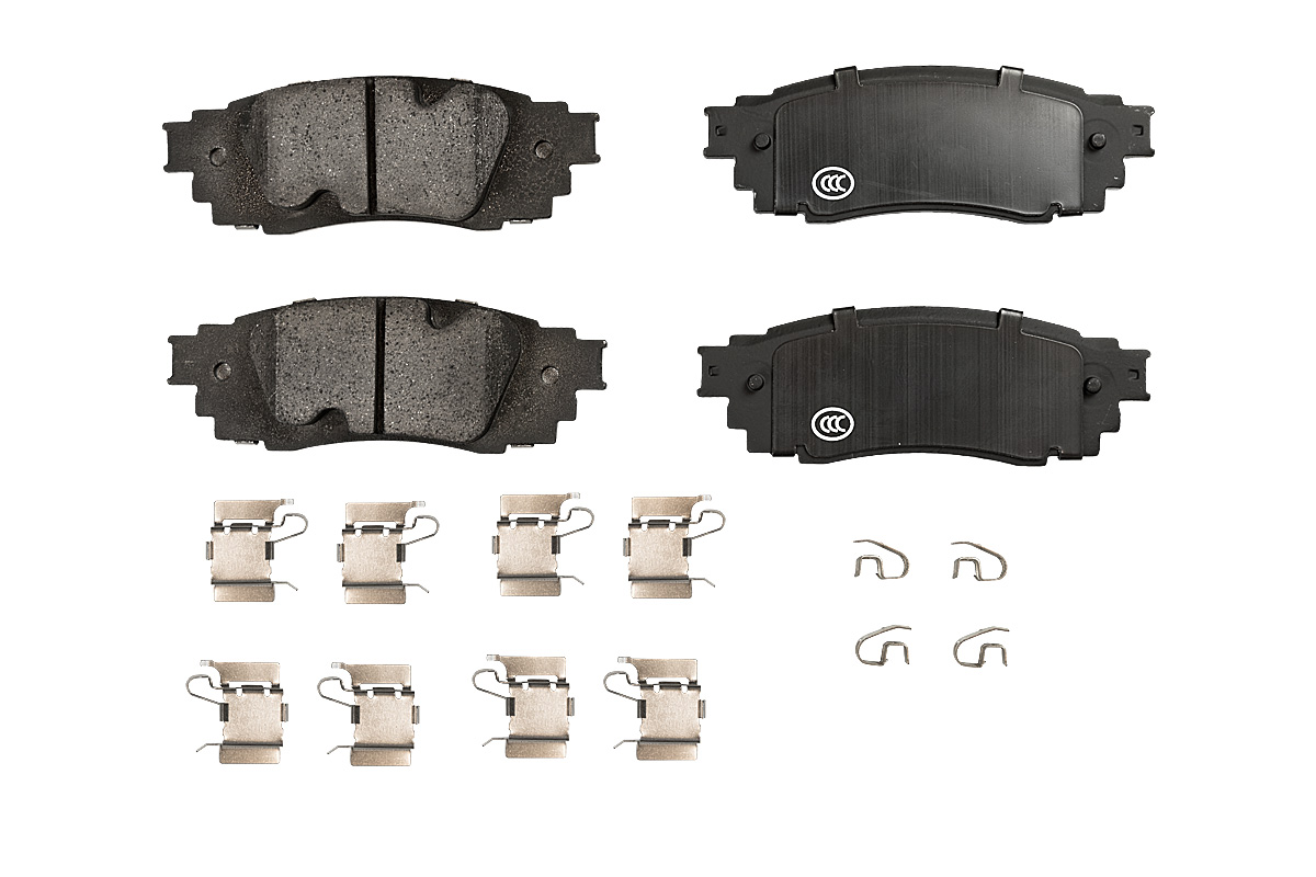 Задние керамические колодки Evolution PLUS Z17 для Lexus ES VII, RX IV, UX I, Toyota C-HR I, Camry (XV70), RAV4 (XA50)