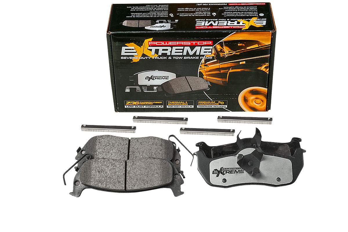 Задние керамические колодки Extreme Truck & Tow Z36 для Infiniti QX56, Jeep Grand Cherokee, Nissan Armada, Titan
