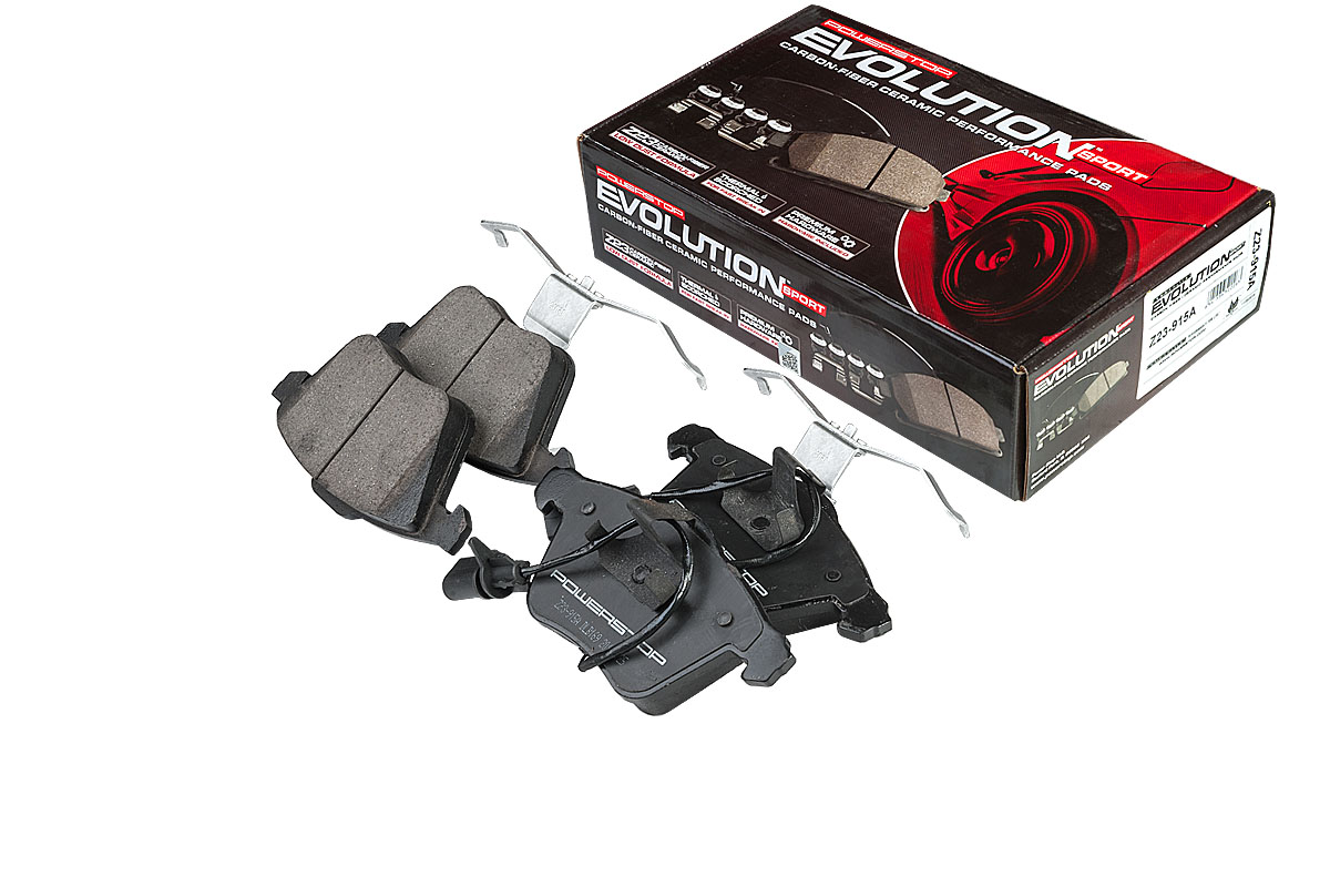 Передние керамические колодки Evolution Sport Z23 для Audi A3, A4, A6, TT, Ford Focus, SEAT Leon, Skoda Superb, Volkswagen Golf, Scirocco, Volvo XC90