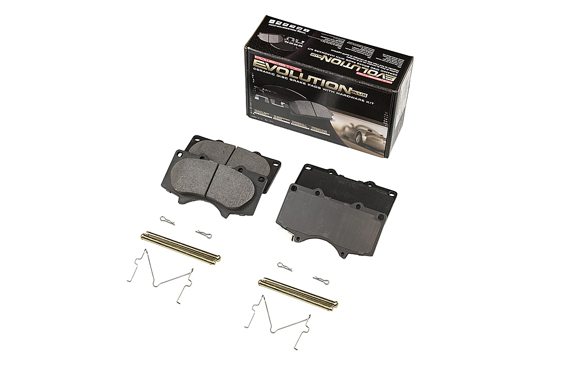 Передние керамические колодки Evolution PLUS Z17 для Lexus GX II, LX III, Toyota Hilux VIII, Land Cruiser 200, Land Cruiser Prado 150