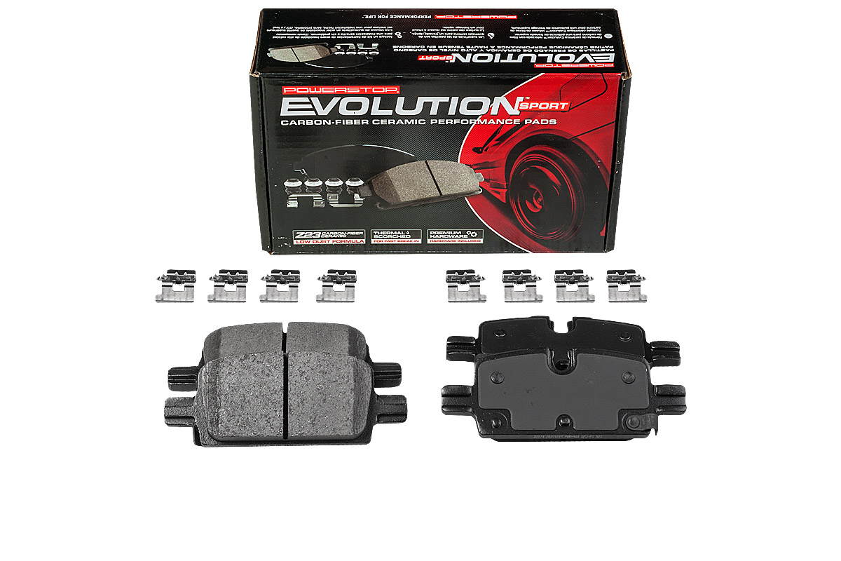Задние керамические колодки Evolution Sport Z23 для Cadillac Escalade V, Chevrolet Tahoe V