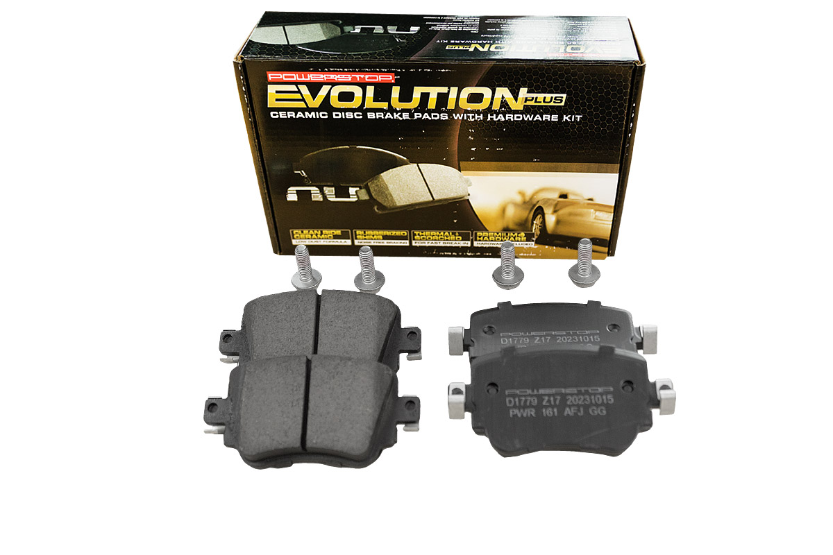 Задние керамические колодки Evolution PLUS Z17 для Audi A1, Q3, SEAT Leon, Skoda Octavia, Volkswagen Passat