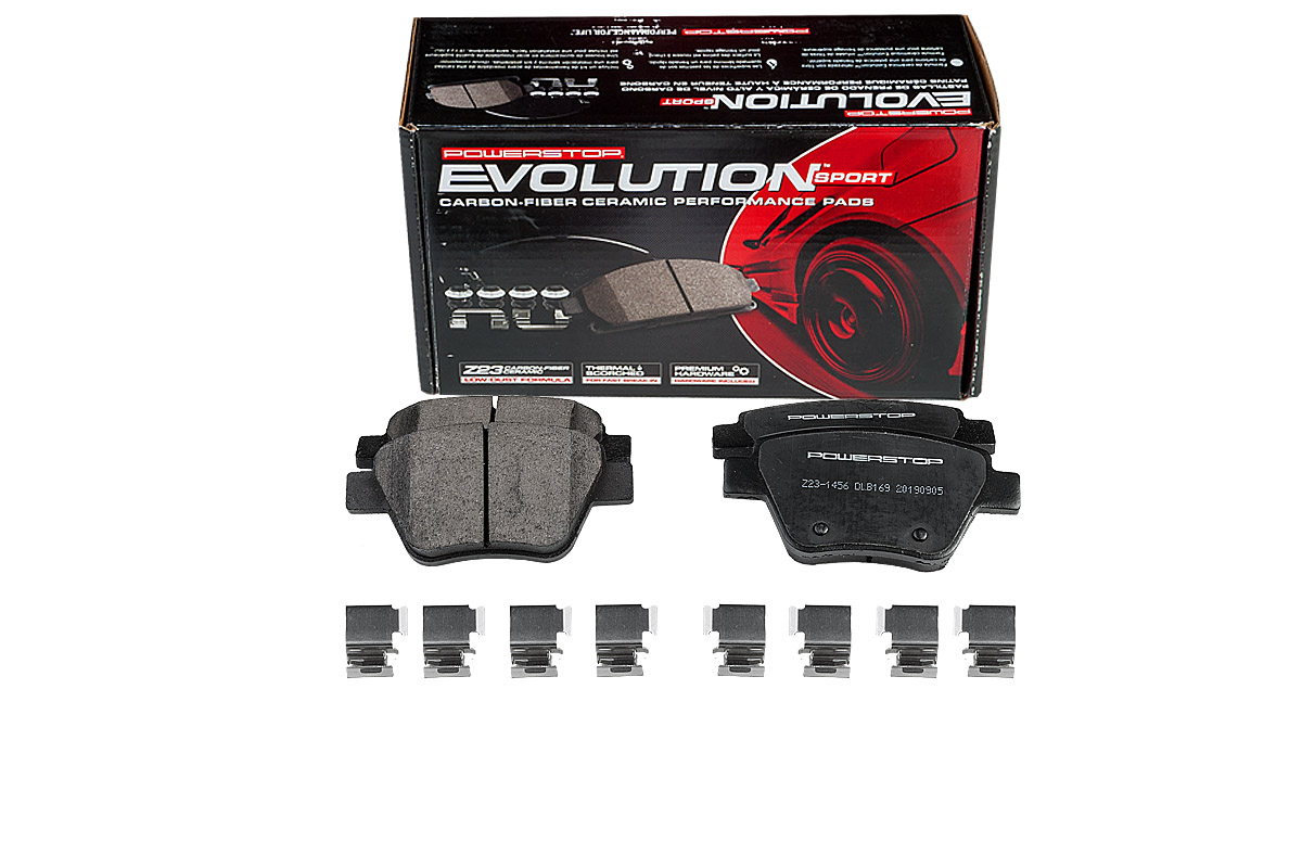 Задние керамические колодки Evolution Sport Z23 для Audi A1, A3, SEAT Leon, Skoda Octavia, Superb, Yeti, Volkswagen Golf, Jetta, Passat, Scirocco