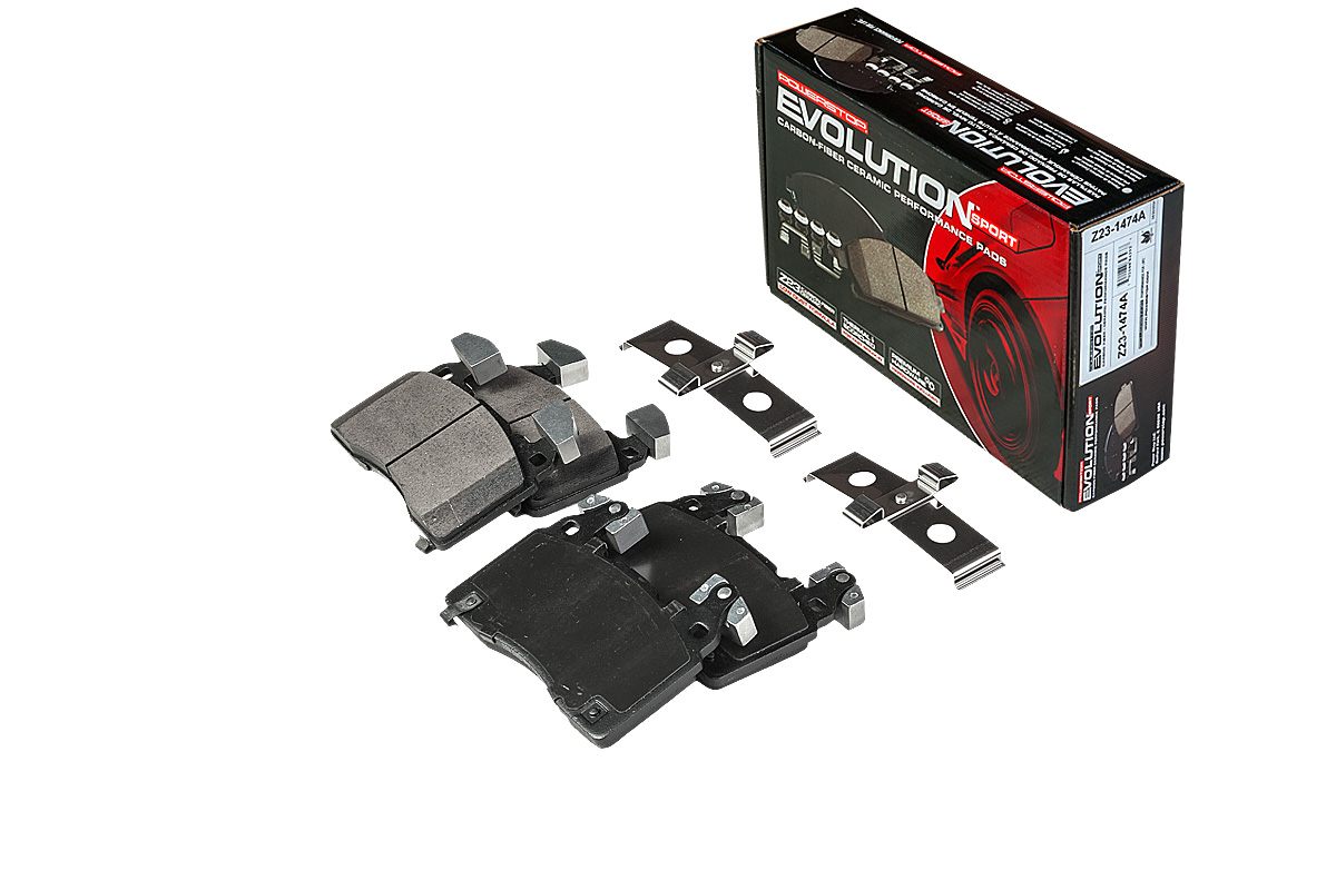 Передние керамические колодки Evolution Sport Z23 для Cadillac CT6, CTS, Chevrolet Camaro, Opel Insignia, Tesla Model S