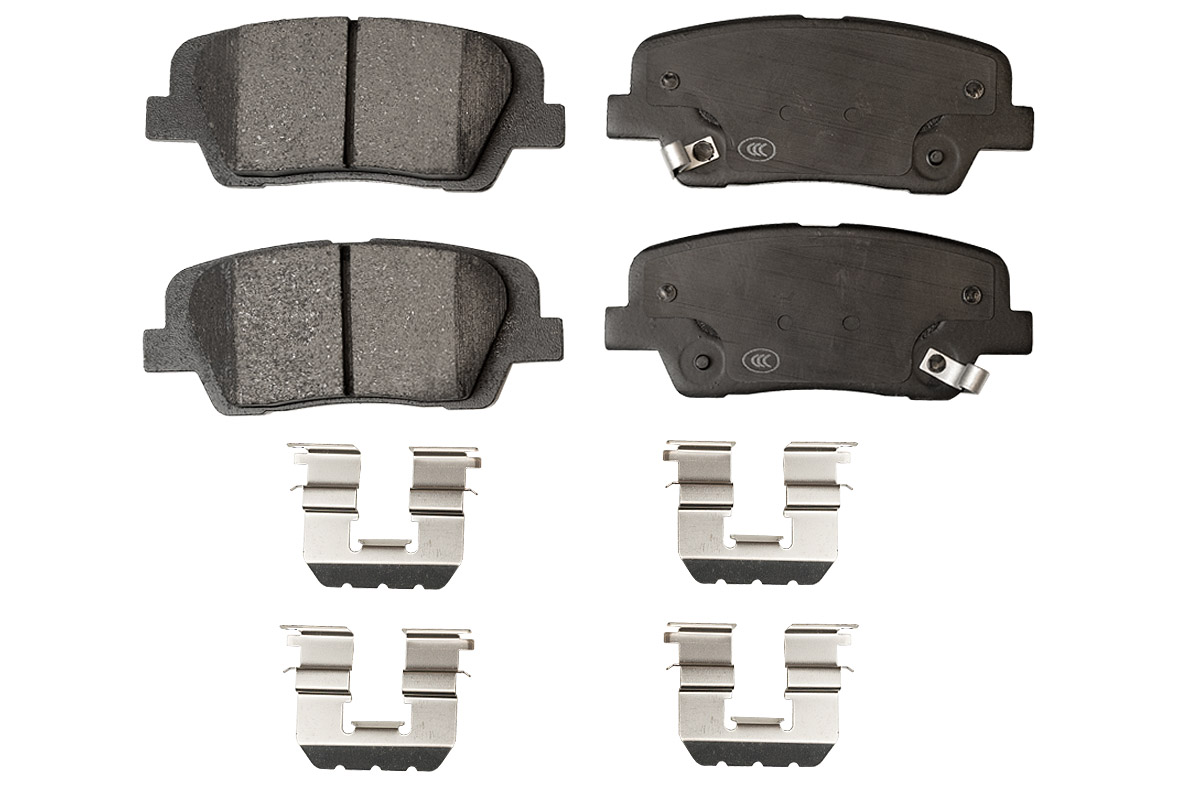 Задние керамические колодки Evolution PLUS Z17 для Genesis G70, Hyundai Santa Fe III, Kia Sorento I, II, Stinger