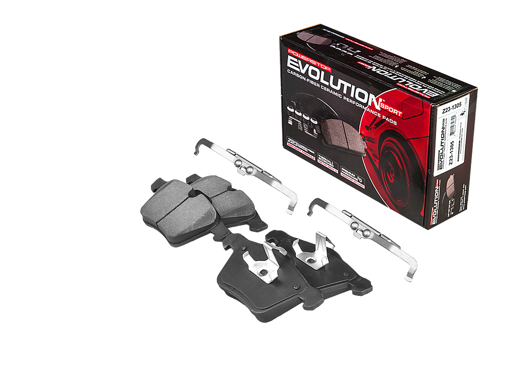 Передние керамические колодки Evolution Sport Z23 для Ford Galaxy II, S-MAX I, Volvo S60 II, S80 II, V60 I, V70 III, XC70 II