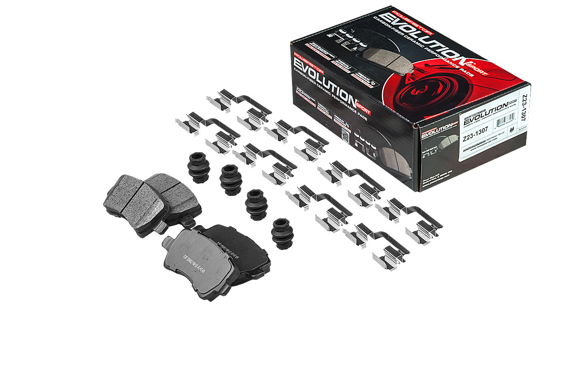 Задние керамические колодки Evolution Sport Z23 для Ford Galaxy II, S-MAX I, Land Rover Freelander II, Volvo S60 II, S80 II, V60 I, V70 III, XC70 II