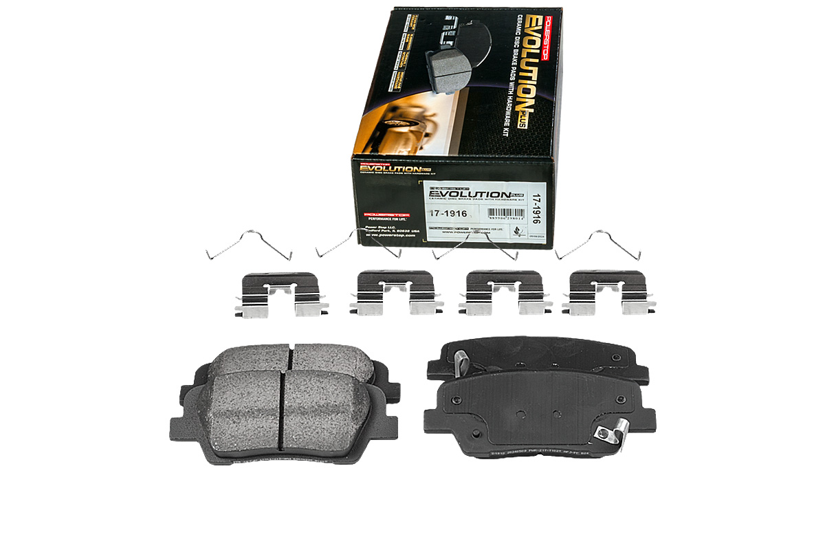 Задние керамические колодки Evolution PLUS Z17 для Genesis G70, G80, Hyundai Equus, Santa Fe, Kia K9, Sorento, Stinger