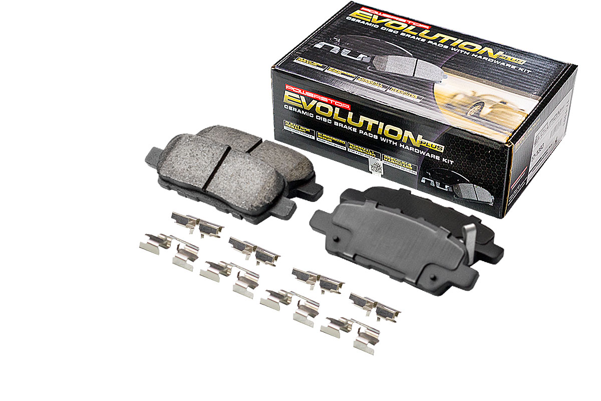 Задние керамические колодки Evolution PLUS Z17 для Infiniti EX, FX, Nissan Juke, Maxima, Murano, Qashqai, Tiida, X-Trail