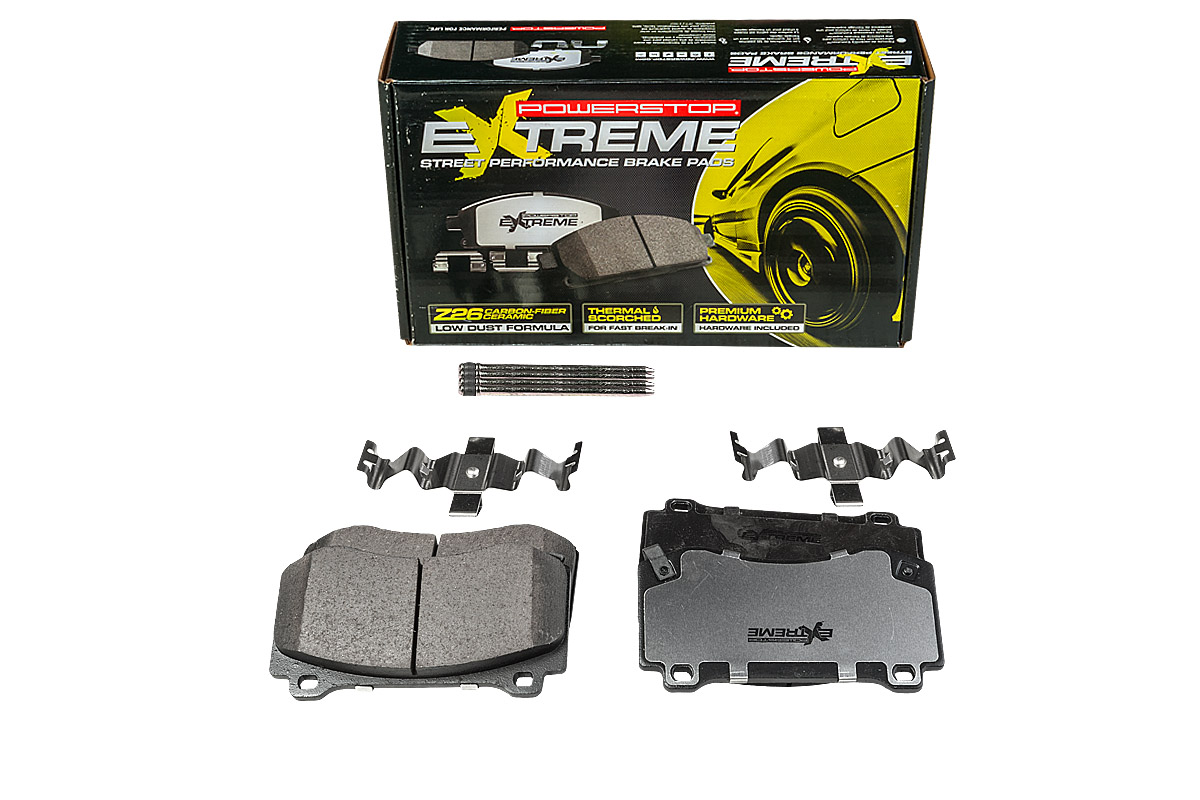 Передние керамические колодки Extreme Street Performance Z26 для Chrysler 300C, Dodge Challenger, Charger, Jeep Grand Cherokee