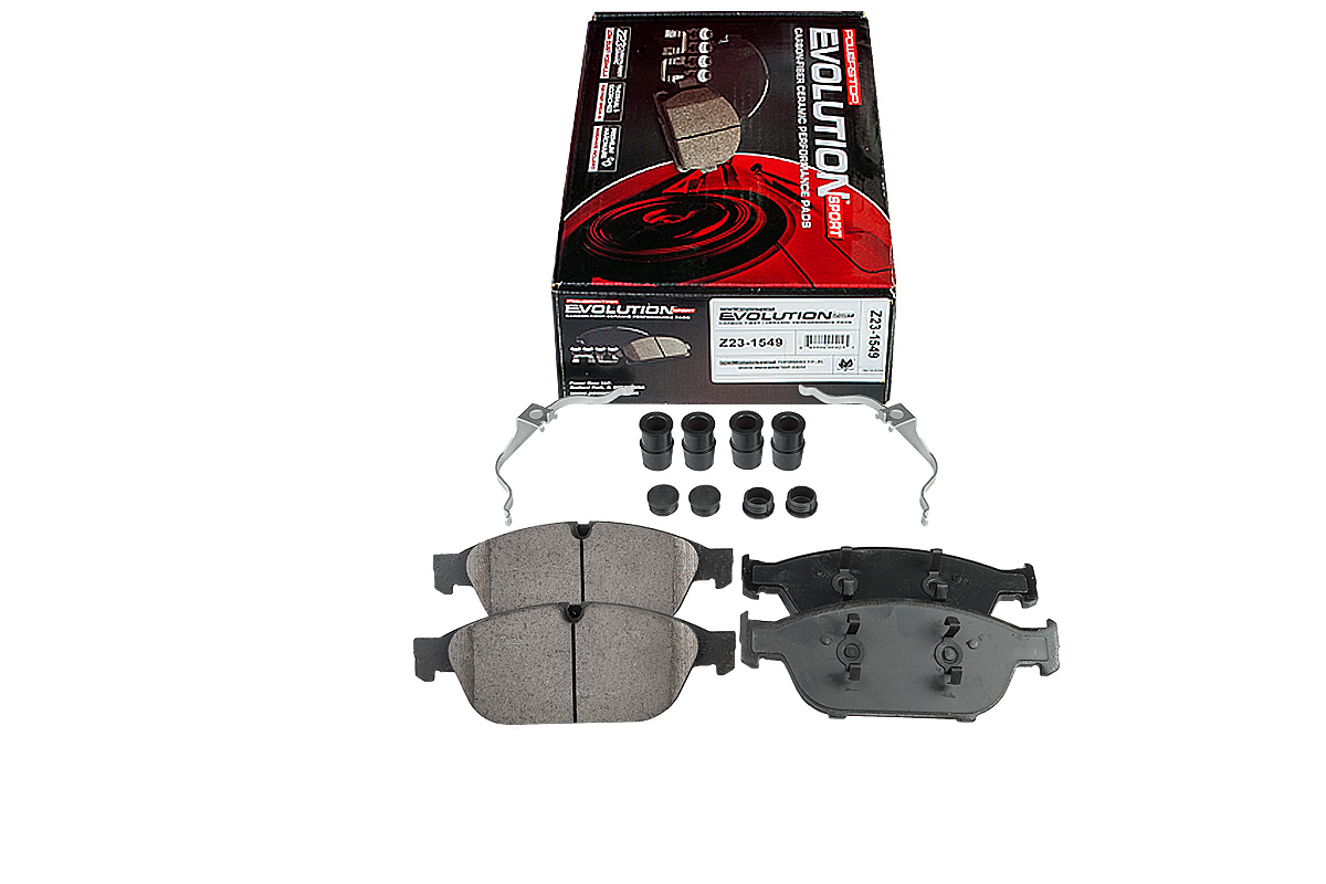 Передние керамические колодки Evolution Sport Z23 для Audi A6 (C7), A7 (4G), A8 (D4), Mercedes-Benz E-Класс (C207)
