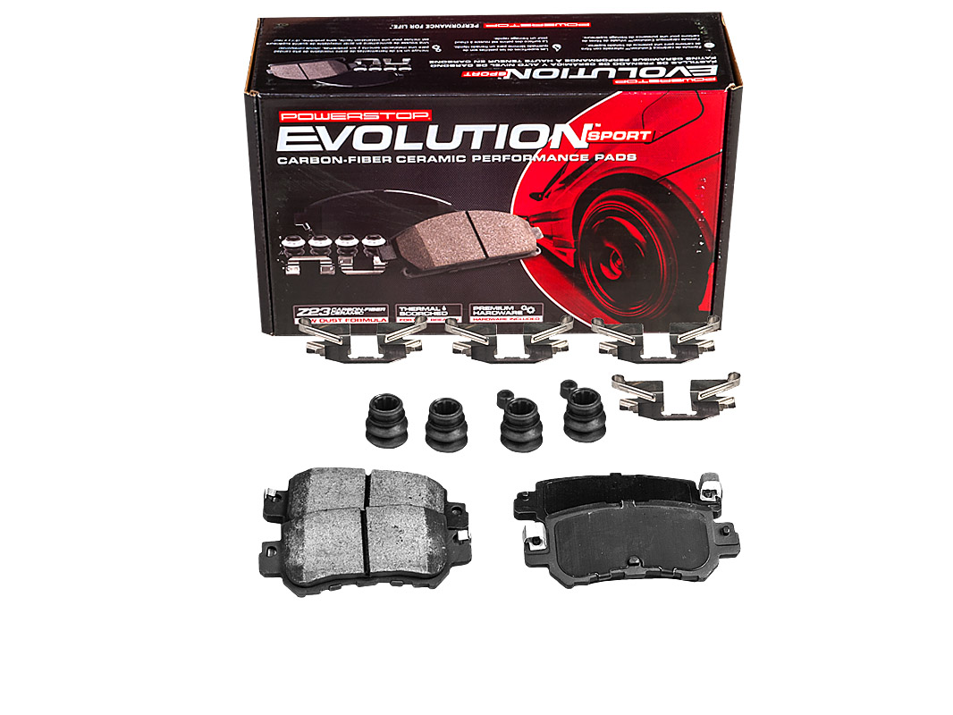 Задние керамические колодки Evolution Sport Z23 для Mazda 2, CX-3, CX-5