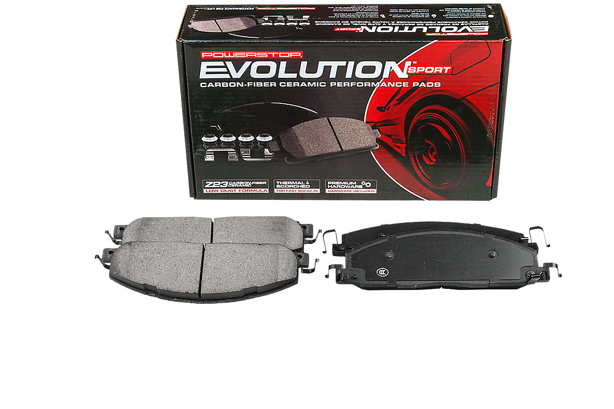 Задние керамические колодки Evolution Sport Z23 для Dodge RAM 2500, RAM 3500