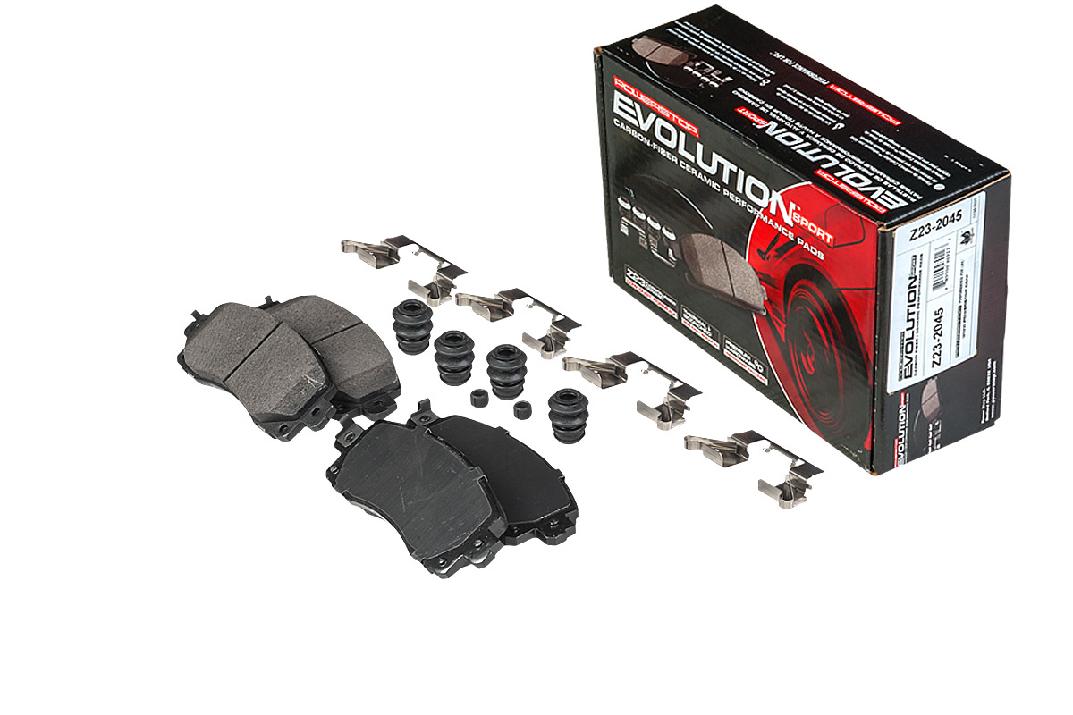 Передние керамические колодки Evolution Sport Z23 для Subaru Forester, Impreza, Outback