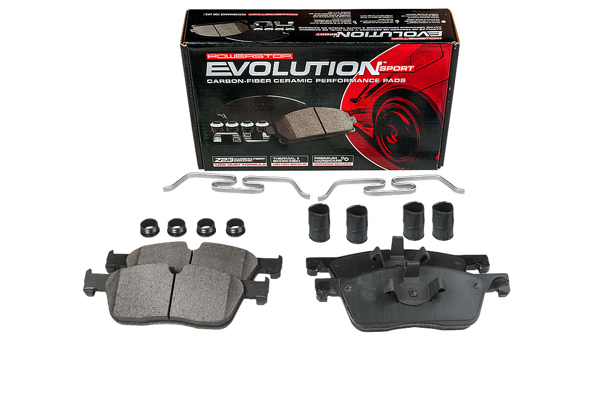 Передние керамические колодки Evolution Sport Z23 для Jaguar E-Pace, Land Rover Discovery Sport, Range Rover Evoque
