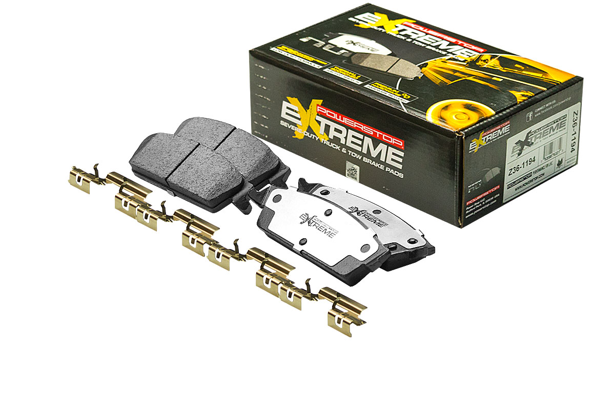 Задние керамические колодки Extreme Truck & Tow Z36 для Cadillac Escalade III, Chevrolet Tahoe III