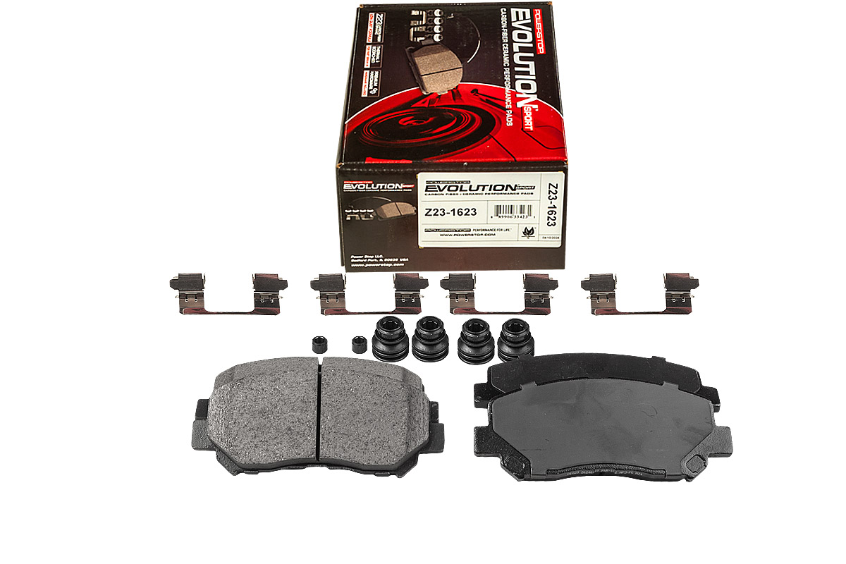 Передние керамические колодки Evolution Sport Z23 для Jeep Cherokee, Mazda CX-5, CX-8