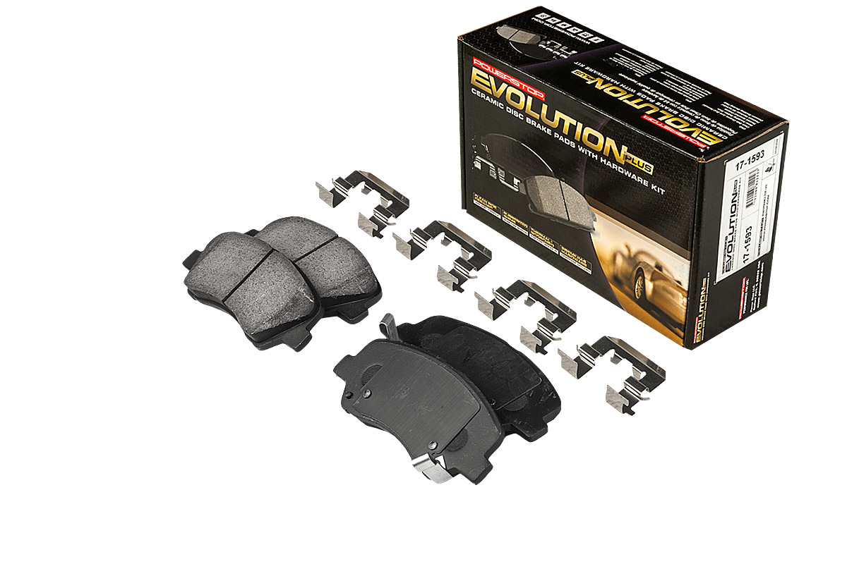 Передние керамические колодки Evolution PLUS Z17 для Geely Emgrand, Hyundai Creta, Elantra, i30, Santa Fe, Kia Ceed, Cerato, Rio