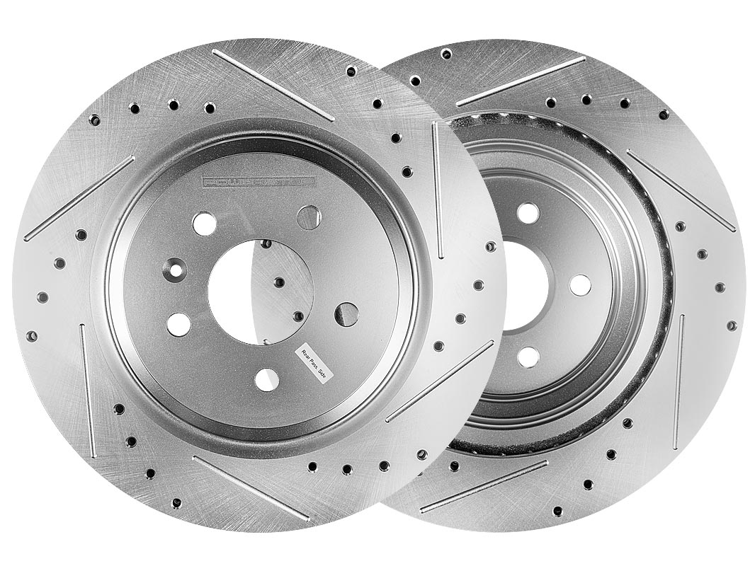 Задний тормозной диск Evolution с перфорацией и насечками, в покрытии GEOMET для LiXiang L6, L7, L8, L9