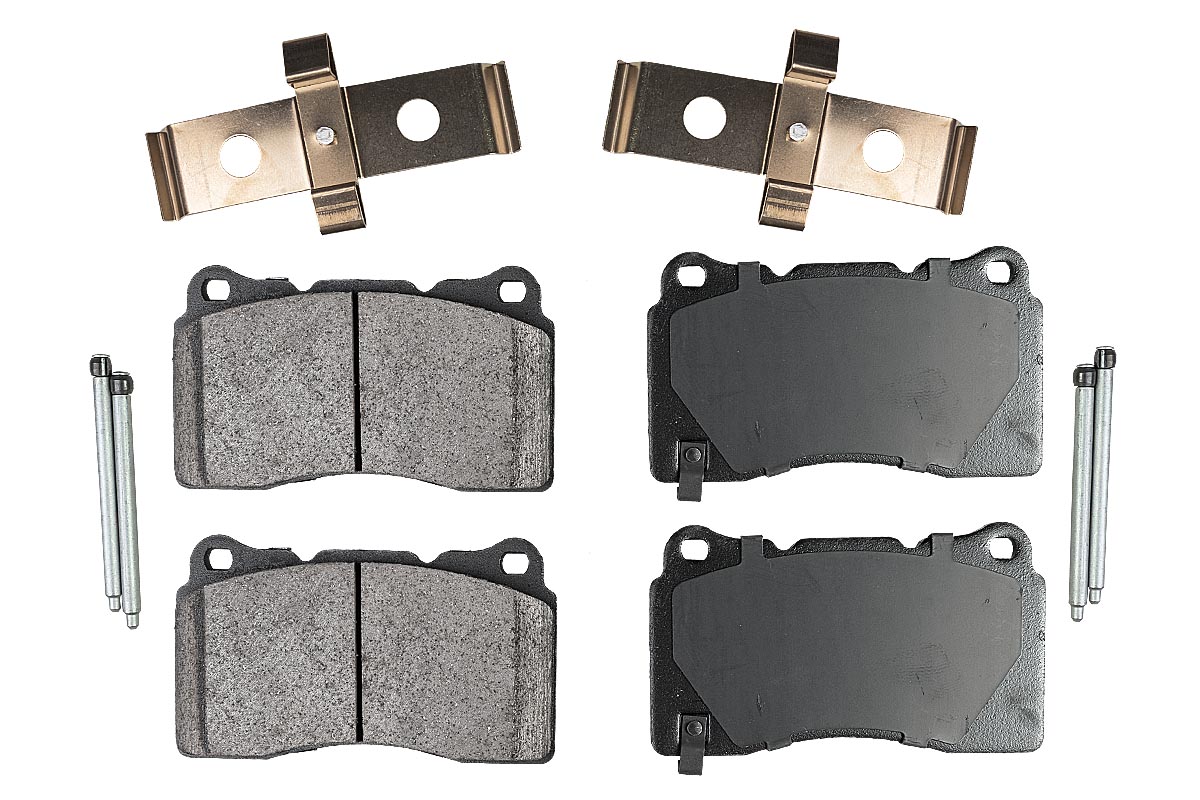 Передние керамические колодки Evolution Sport Z23 для Cadillac, Chevrolet, Ford, Mitsubishi, Opel, Subaru, Tesla
