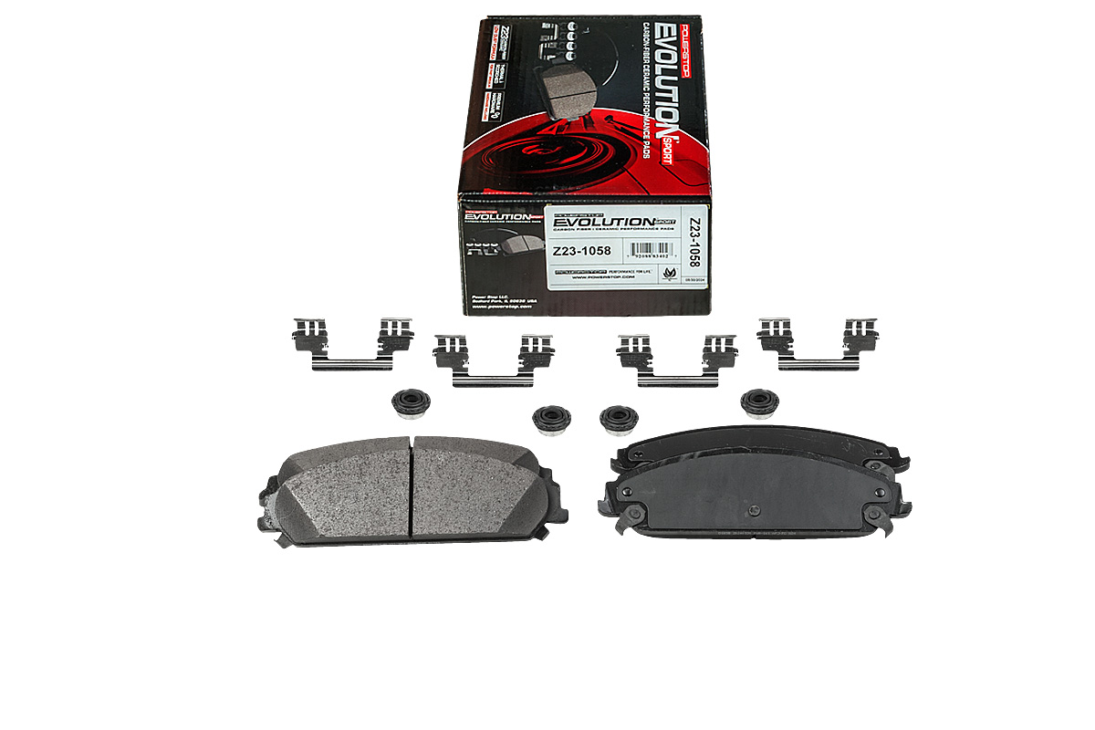 Передние керамические колодки Evolution Sport Z23 для Chrysler 300C, Dodge Caliber, Challenger
