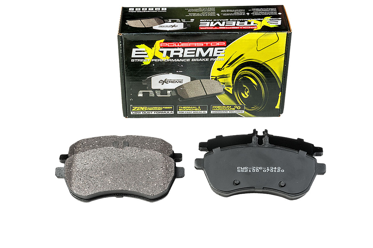 Передние керамические колодки Extreme Street Performance Z26 для Mercedes-Benz C-Класс (W204), E-Класс (W212), SLC (R172), SLK-Класс (R172)